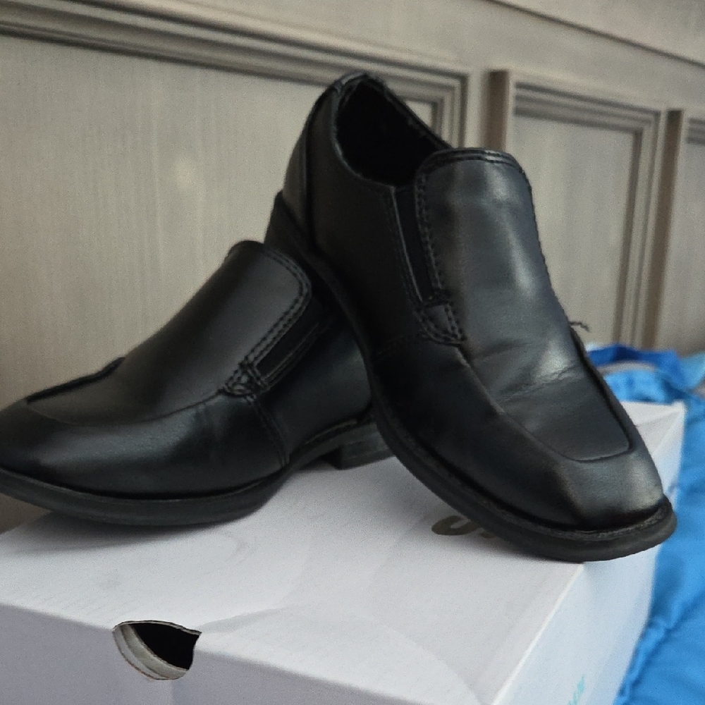 Sonoma Black Kids Dress Shoes, Size 12